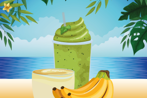 Kiwi Avocado Spinach Smoothie