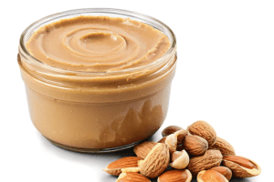 Almond butter protein snacks