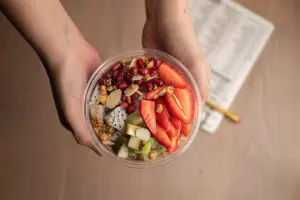Healthy Student Breakfast Oats Bowl