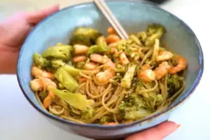 Low-carb high-protein breakfast bowl